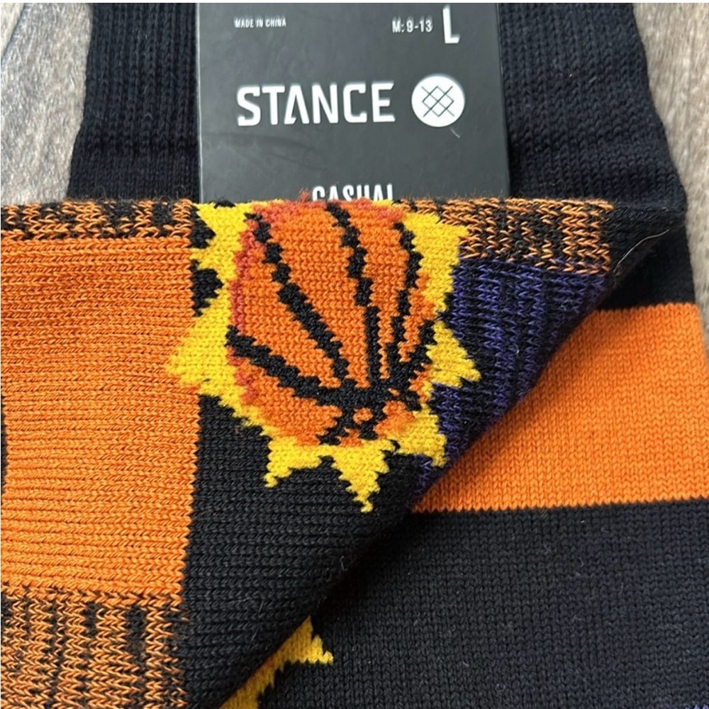 Stance NBA Suns Men's L Crew Socks - Picture 6 of 6